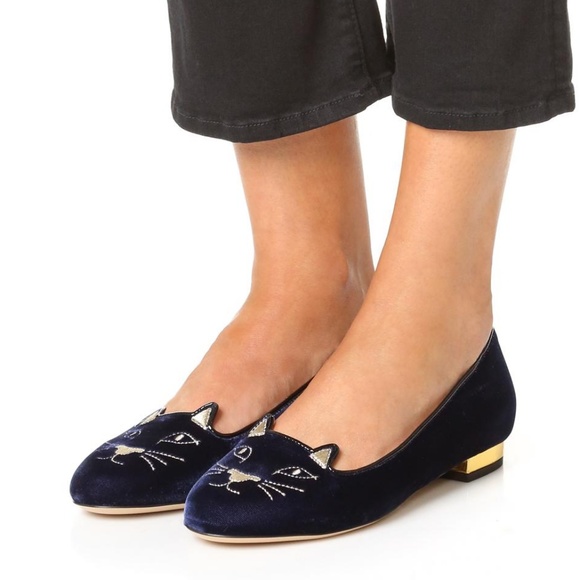 charlotte olympia cat flats